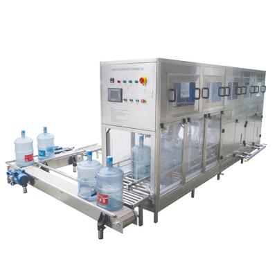 China Automatic Water Bottle Washing Gallon Beverage 150bph Barrel Filling Machine Line for sale