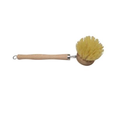 China Sustainable Luxury Natural Household Kitchen Utensil Wooden And Bamboo Cleaning Brush for sale