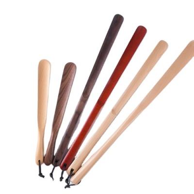 China For hotel or home tan shoehorn is expertly crafted from horn and finished with a slanted end and leather for sale