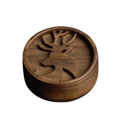 China Sustainable air freshener - wooden aroma dish for essential oil for sale