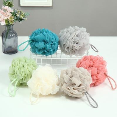 China All Natural Hot Selling Bath Shower Loofah Sponge Pouf Body Scrubber for sale