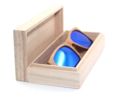 China 2020 Fashional Glass Case New Product Custom Logo Sun Glass Case Bamboo Wood Bamboo Accessories for sale