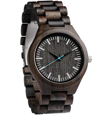 China Fashion Gold Date Wooden Quartz Watch Automatic Stainless Steel Waterproof Watches Wooden Custom for sale