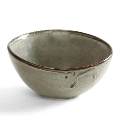 China Large Fruit Salad Eco - Friendly Restaurant Porcelain Food Bowls Ceramic Soup Bowl for sale