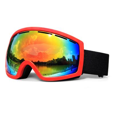 China UV400 Ski glasses double anti fog mountaineering adult skiing wind sand anti UV for sale