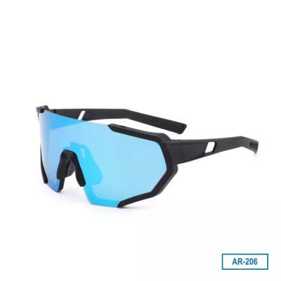 China Anti UV400 New outdoor cycling glasses can be changed with myopia frame men and women's sand prevention   running glasses for sale