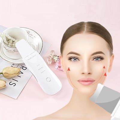 China Exfoliators professional facial pulse vibration massage dry skin peeling ultrasonic skin scrubber for sale