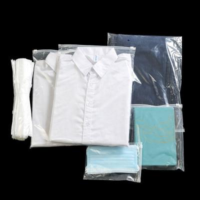 China Wholesale Recyclable Cheap Price Clear Ziplock Garment Bags for sale