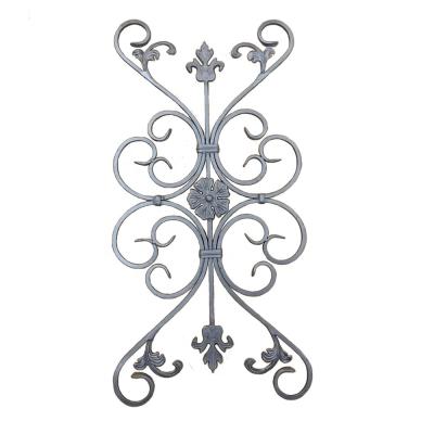 China Easily Assembled Decorative Wrought Iron Panels for Iron Door Trims for sale