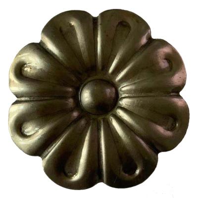 China Modern stamping steel flowers and leaves as stamping ornaments used for iron fencing for sale