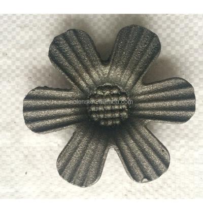 China Wrought Iron Flowers Fence and Sheets/Iron Art Parts Wholesale /Metal Rosettes for sale