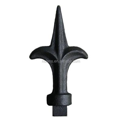 China Easy to weld / can be further forged decorative wrought iron gate gate cast iron spearheads and finials for sale