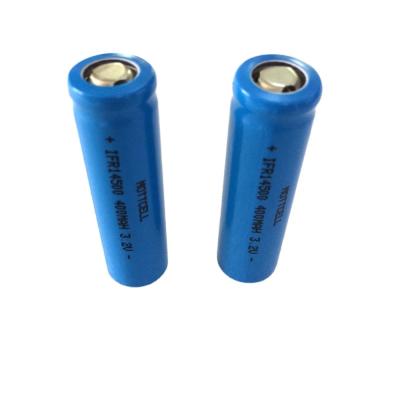 China 14500 LFP Cylinder Lithiumbatterijcel 3.2V 600mAh Lithium-IJzerfosfaatbatterij Te koop