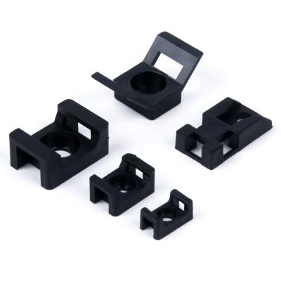 China New Type Top Selling Magnetic Nylon Cable Tie Mounts Cable Tie Holder With Self Adhesive Base for sale