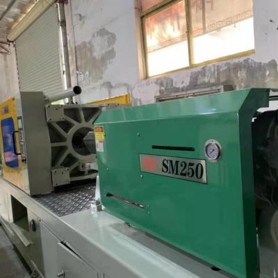 China Horizontal 128ton pp pe pc abs used plastic injection molding machine second hand machinery for sale