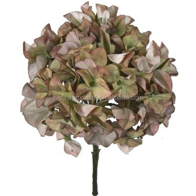 China High Quality Artificial Dry Hydrangea 37cmH Flower Throw Artificial Dry Hydrangea Wedding Party Handmade Silk Floral For Home Decor for sale