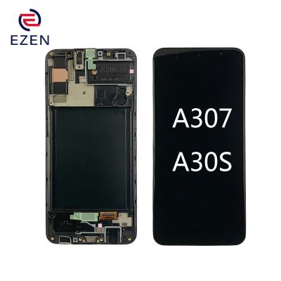 China For Galaxy A30S Good Quality LCD For Samsung Galaxy A30S A307 Oled Display Touch Screen Replacement With Frame for sale