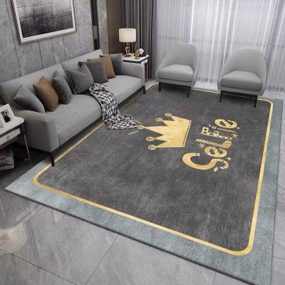 China Customized Easy Clean Waterproof Fluffy Rugs Washable And Living Room Crystal Decoration Blankets Carpet Design Plush Velvet Blankets for sale