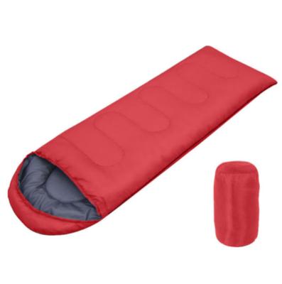 China Wholesale 170T Polyester Envelope Type Cheap Adult Outdoor Hollow Fiber Cotton Waterproof Travel Increasing Camping Envelope Sleeping Bag for sale