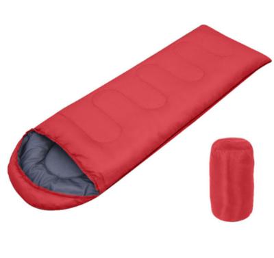 China Wholesale Cheap Adult Travel Envelope Type Hiking Outdoor Waterproof Camping Fiber Cotton 170T Polyester Envelope Hollow Sleeping Bag for sale