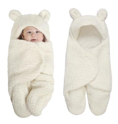 China New Breathable Button Sleeping Bag Baby E-Rike Baby Carriage Sleeping Bag Outdoor Knitted Wool Fleece For Warmth for sale