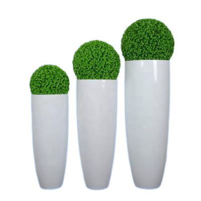 China CLASSIC simple garden hotel decoration flowerpot floor high style large flowerpot green plant potted for sale