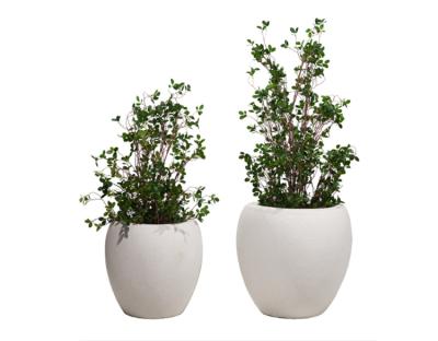 China Wholesale Hot Sale Elegant Out Door FRP Flower Pots Classic Fiberglass For Commercial Plaza Garden Hotel for sale