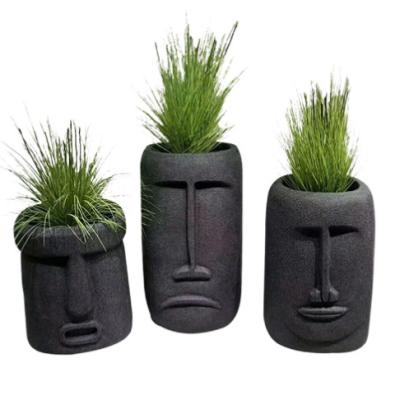 China High quality top sales durable fiberglass plant pot soft unique vintage fiberglass special flowerpot for sale