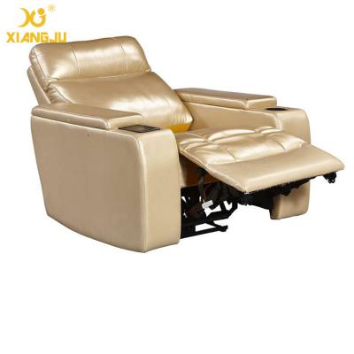 China Commercial Luxury Leather Electric Recliner Sofa Furniture Cinema Electric Recliner Chair for sale