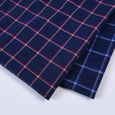 China Antistatic textile brushed fabric and poly fabric price of plaid fabric poly for school uniforms for sale