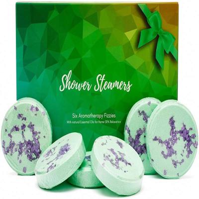 China Home Fizzing Tablets for Aromatherapy Fragrance Shower Tablets Shower Bombs Natural Vegan No Gluten Shower Vapors for sale