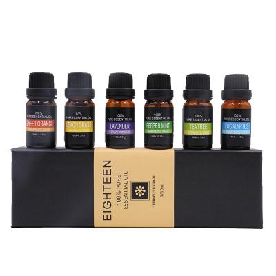 China Skin Care Diffuser Aromatherapy Essential Oil With Tea Tree & Mint & Lavender & Lemongrass 10ml X 6pcs for sale