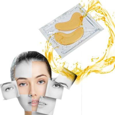 China Anti Aging Hydrogel Gold Fish Shape Vegan Anti Wrinkle Eye Masks Collagen Correction Face Mask Forehead Mask for sale