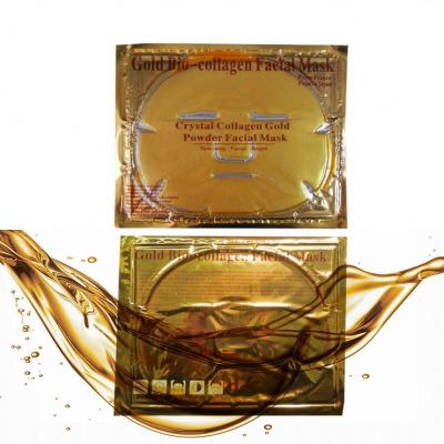 China OEM 24k Gold Bio-Collagen Nourishing Facial Anti Wrinkle Lifting Moisturizing Collagen Crystal Face Mask for sale