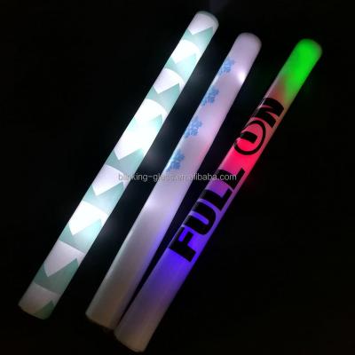 China Foam Cheering Colorful LED Foam Flashing Stick for sale