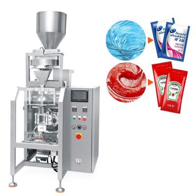 China Food Cosmetic Shampoo Cream , Multifunction Vertical Sachet Sample Packing Machine 4 Side Sealing for sale