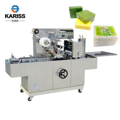 China Food Box Automatic Cellophane Bar Soap Three Dimensional Wrapping Wrapping Machine for sale