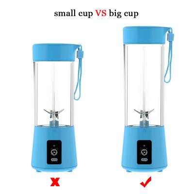 China High Speed ​​Portable Portable Pure Copper Recharg USB Blender Motor Blender for sale