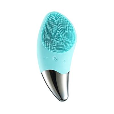 China USB Rechargeable Silicone Ultra Sonic Facial Cleansing Hygenic Brush For Deep Pore Cleansing for sale