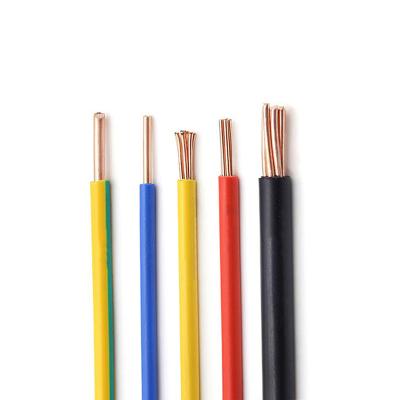 China Home Appliance General Core Wiring High Efficient Flexible Power Insulated Single Core Wire for sale