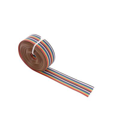 China Wire Harness Harness Led Lighting Flat Ribbon Wire UL2468 PVC Flat Wire Electrical Cable for sale