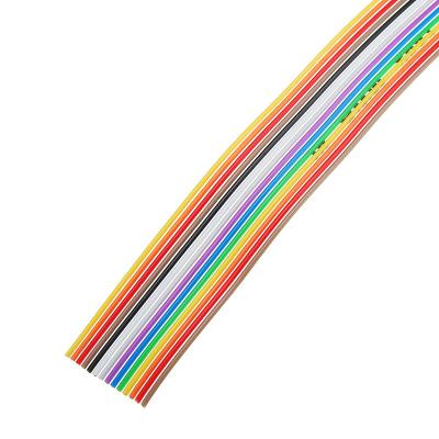 China UL2468 Gray Ribbon Jumper Appliances Electrical Cable Flat Flexible Wire General Purpose Internal Wiring for sale