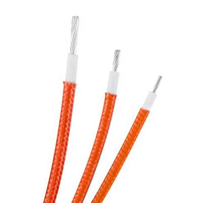 China Apparatus Wiring UL3122 Silicone Rubber Glass Fiber Braided 0.5 2.5 Square Electronic Equipment High Temperature Electrical Wires for sale