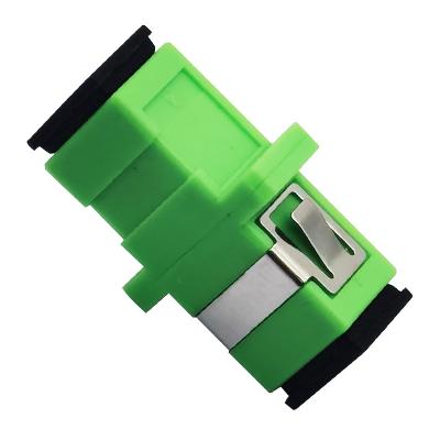 China Telecom Communication Factory Outlet SHT SC APC Singlemode Clamp Fiber Optic Adapter for sale