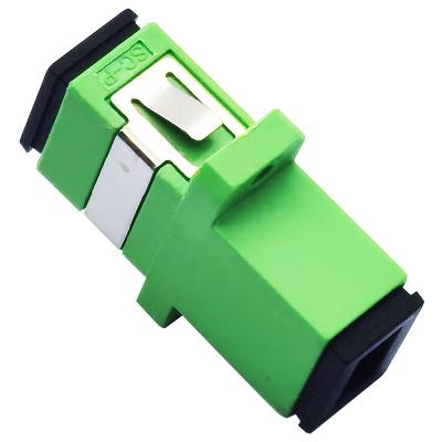 China Network Solution SHT SC/APC Fiber Optic Adapter Single Mode Clamp Connector for sale