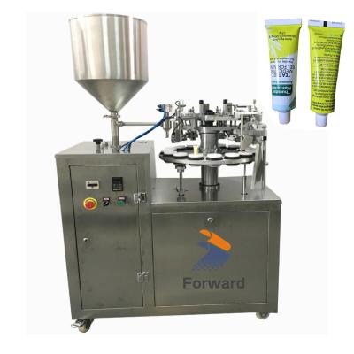 China 10-300ml Chemical Aluminum Tube Folding Filling Machine , Aluminum Tube Filling Sealing Crimping Machine for sale