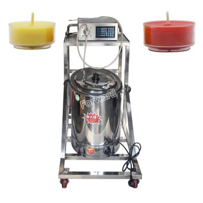 China Chemical Single Nozzle Wax Filling Machine Hot Liquid Filling Machine With Heated Hopper for sale