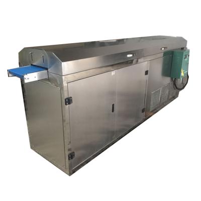 China Chocolate Enrober Machine Multifunctional Chocolate Candy And Cookies Belt Conveyor Fruit Processing Plant Cooling Tunnel for sale