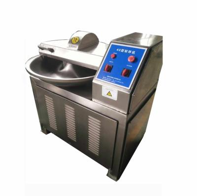 China Commercial Automatic Stainless Steel 20L 40L 80L Vacuum Meat Cleaver Blender Vacuum Bowl Cutter for sale