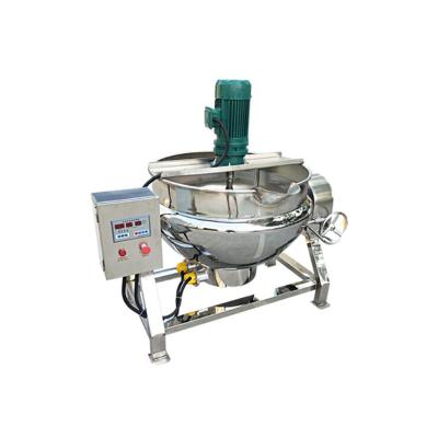 China Vegetable Processing Plant 600L Stainless Steel Jam Making Machine /Strawberry Jam Cooking Pot /Jacketed Kettle With Planetary Mixer for sale